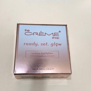 The Crème Shop Cushion Highlighter Rose Gold Glow 0.53 Oz/15 ml BNIB